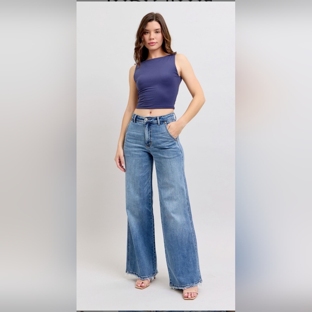 Judy Blue High waist retro wide fit